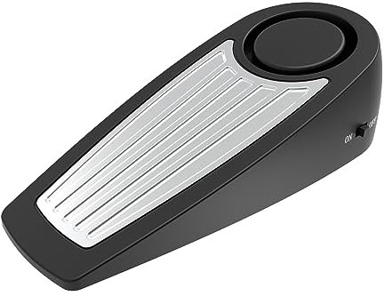 Lancoon Door Stop Alarma para el Hogar Seguridad 130dB Fuerte Clar Seguridad Personal Instalación Simple Portátil Para Casa Dormitorio Hotel Cuña de Suelo Fácil Manejo
