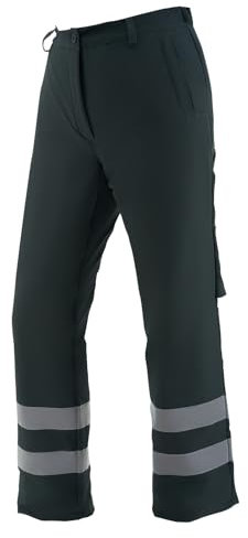 VEVOR Pantalon de Sécurité de Tronçonneuse, Classe A, Jambières de Tronçonneuse Protection 8 Couches, Ceinture Réglable, Poche, pour Travail Bois, Bûcherons, Travailleurs Forestiers, Hommes, Femmes, S