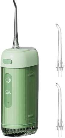 Acuático - Máquina para Limpieza,Irrigador Bucal Eléctrico Inalámbrico Impermeable 200ml para Adultos y Niños Viajes Playa Vacaciones