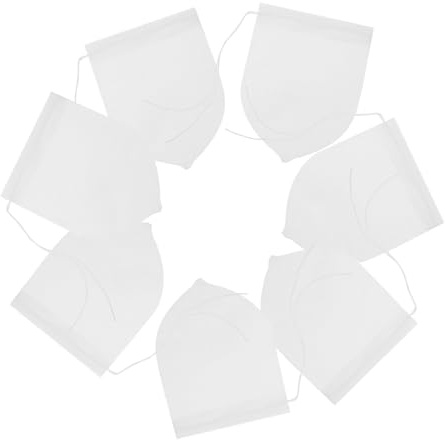 UTHCLO Bustine Filtro Per Tè Sfuso Uso Singolo 6x8 Cm in Carta Filtrante Cordino, Sacchetti Infusori Per Tè e Spezie, Set 100 Pezzi Per Preparazione Rapida Di Infusi e Tisane