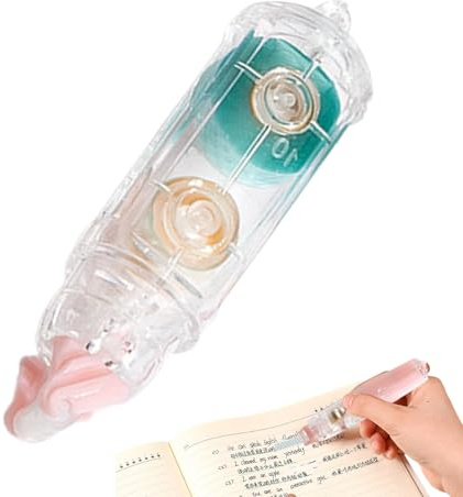 Nastro Adesivo Per Scrapbooking,4 Pezzi Rullo Adesivo | Rotolo di Nastro Doppia Faccia Rotante a 360 Gradi | Per Artigianato Ufficio Scuola Incarto Arte Casa Progetti Fotografici