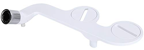 Acouto Accesorio para Asiento de bidé de Inodoro con Rosca G1/2 Pulgadas, Rociador de Agua Fría con Doble Boquilla, Rociador No Eléctrico y una Alternativa para Evitar por y con la Conexión que