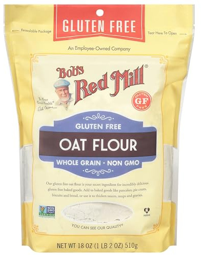 Bob's Red Mill - Gluten Free Oat Flour, Whole Grain, Non GMO, 510g Pouch