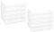 Betz 10 Stück Seiftücher Premium 100% Baumwolle Seiflappen-Set 30x30 cm Farbe weiß