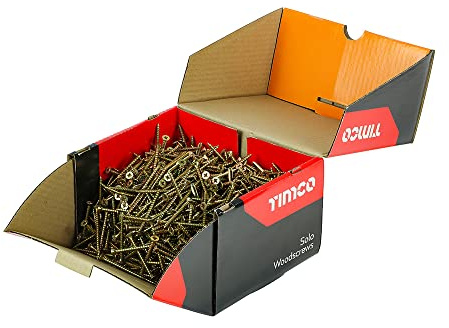 TIMCO Solo Woodscrews Industry Pack -5.0 x 80mm - Gold