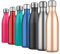 Plinrax Stainless Steel Bottle 500ML, Vacuum Insulated Water Bottle, Double Wall Drinks Bottle Keep 24 Hours Cold & 18 Hours Hot for Outdoor Sports, Fitness, Hiking, Camping, School, Office (Gold)