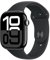 Apple Watch Series 10 GPS + Cellular 46 mm Smartwatch with Jet Black Aluminium Case with Black Sport Band - S/M. Fitness Tracker, ECG App, Always-On Retina Display, Water Resistant