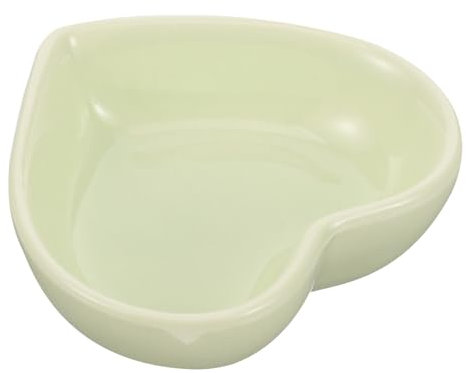 DRESSOOS Keramikschüssel Herzförmig Für Hamster Ratten Eichhörnchen Wasserfutter Schale Haushalt Zubehör Meerschweinchen Igel Chinchilla