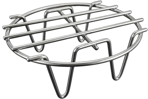 Bandeja de cocción al Vapor de Acero Inoxidable, Accesorio de Cocina para Parrilla, Inserto de Acero Inoxidable para Alimentos