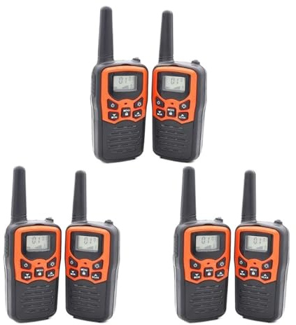 Walkie-talkies For Vuxna, Långdistansradio Med Tvåvägsfunktion, Upp Till 8 Km Räckvidd I Öppet Fält, 22 Kanaler, FRS/GMRS Klar RöStöVerföRing(6PCS)