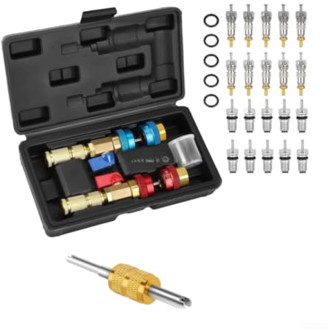 Ensemble d'outils d'installation de démontage de noyau de valve R134A pour R1234YF, 26 pièces pour valve de climatisation JRA Schrader