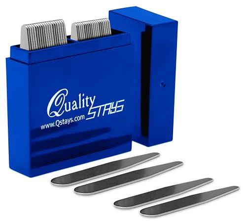 Smooth Stays 36 Durable Stainless Steel Collar Stiffeners in Box (18-56mm & 18-63.5mm)