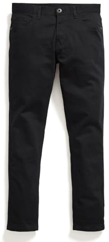 NEXT, Jean Extensible pour Homme, Coupe Classique, Mélange de Matières à Haute Teneur en Coton Noir uni W: 34 / L: 31
