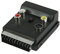 KnnX 28057 - Adaptador conmutable SCART Macho a SCART Hembra con Conectores RCA Phono y Conector S-Video - Euroconector a 2 x RCA Phono Audio, 1 x RCA Phono Video, 1 x S-Video Hembra