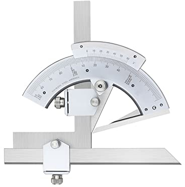 XSSS-ZC Regla de ángulo Universal de Tres Medidas, Instrumento de medición de ángulo de 0°-320°, transportador, medidor de ángulo, Herramienta de medición de 360°