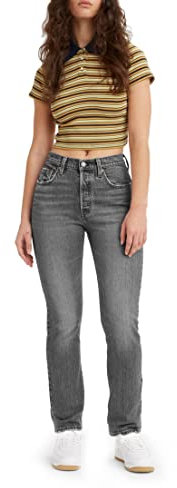 Levi's Mujer 501 Jeans for Women, Swan Island, 25W / 30L