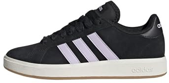 adidas Damen Grand Court Base 00s Shoes Schuhe, Core Black/Ice Lavender/Off White, 39 1/3 EU