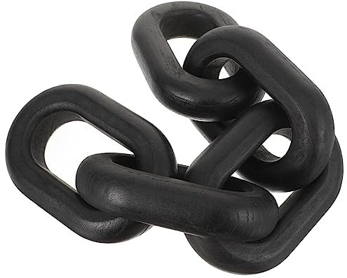 Vaguelly Catena Decorativa in Legno Rustico Per Soggiorno e Camera Da Letto Maglie Artigianali Lisce e Resistenti Elemento Boho Per Casa Ufficio e Eventi