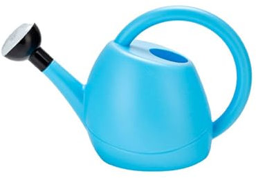 Watering Can Indoor, 1.5/3.5L Small Garden Watering Can Outdoor for Kids & Adults, Durable Children’s Pot with Rose, Ideal for Balcony Plants, Houseplants & Seedlings (Blue, 1.5L)