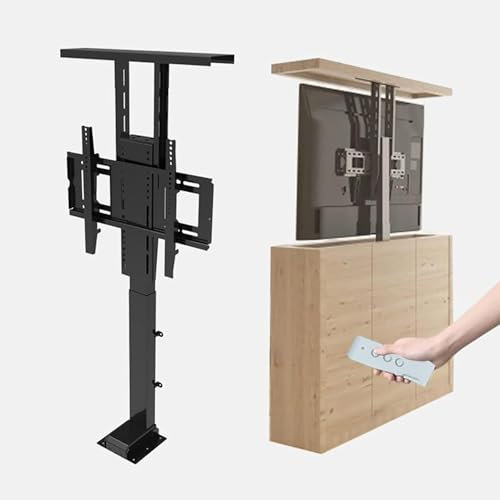 Electric TV Mount - Motorized Bracket for Inch Screens - Telescopic Lift Stand - Hidden in Cabinet