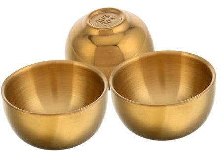 iplusmile 3piezas Copa De Vino De Acero Inoxidable Aislante Irrompible Para Fiestas Casa Bebidas Frías y Calientes