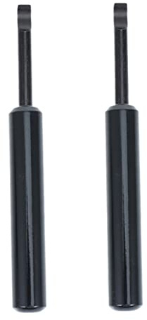 FOMIYES Herramienta de Reparación de Relojes 2 Piezas Mango Negro y Cabeza Negra, Acero Inoxidable y Aleación de Aluminio, para Abrir Tapa Trasera y Evitar Rayones