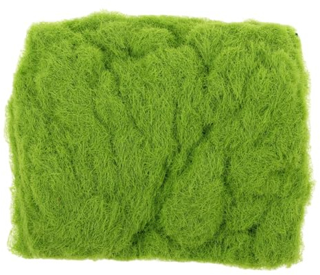 TIDTALEO Polvo De Césped Artificial para Modelar 3 Mm 30 G, Accesorio Estático para Trenes a Escala y Miniaturas Verdes, Flocado Resistente para Bricolaje y Decoración De Paisajes Maquetas