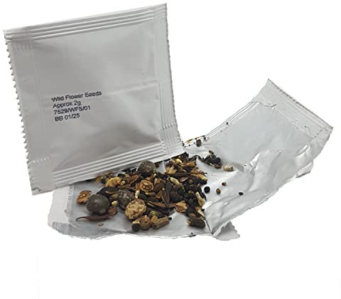 Wholesale Sachet Wild Flower Meadow Certified Seeds Over 20 Species of Flower Amazing Value Bulk Wholesale Mix (1 Sachet)