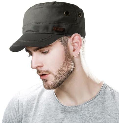 Comhats Gorra militar 100% algodón para hombre, gorra de béisbol, senderismo, deportes al aire libre, 68033_Army Green, XL