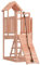 vidaXL Spielturm, Klettergerüst mit Kletterwand, Kinder Kletterturm mit Holzdach, Spiel-Zubehör für Garten, Holz Spielplatz Spielhaus, Massivholz Douglasie
