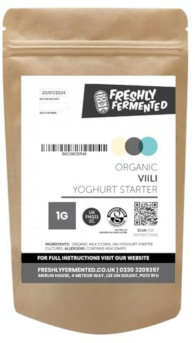 Freshly Fermented - Organic Certified Freeze Dried Yoghurt Starter Culture, Viili