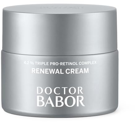 DOCTOR BABOR Renewal Cream | Regenerierende Anti-Aging und Anti-Pigmentflecken Gesichtscreme mit Pro-Retinol Komplex | Für eine strahlende, verjüngte Haut | Verfeinert das Hautbild | vegan | - 50ml