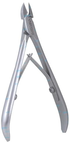 YNR Cortador de cutículas profesional | Cortador de cutículas | Pinzas de cutículas de acero inoxidable | Con cuchillas afiladas de cortaúñas | Herramientas de manicura | con doble resorte para el