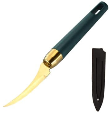 Amosfun Taglia gamberetti pulitore di gamberetti ai frutti di mare strumento di sviluppo dei gamberi kitchen gadgets utensile multifunzione durevole pulitore di gamberetti plastica Green