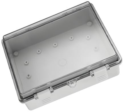 Udbrud Caja de Conexiones IP65 Estanca, Caja de Derivación Eléctrica, ABS Carcasa de Proyectos Eléctricos con PC Cubierta Transparente, Carcasa de Electrónica de Empalme 150 x 100 x 70 mm