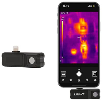 YVAAASIYC Thermal Camera For Phone UTI120MS Thermographic Camera Thermal Imager Floor Heat Detection