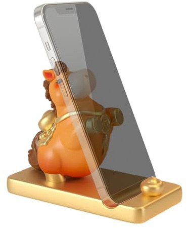Simpatico supporto per cellulare, design a cavallo, supporto per telefono da scrivania, per ragazze, adolescenti, bambini, donne, casa, ufficio, compleanno, calza della Befana