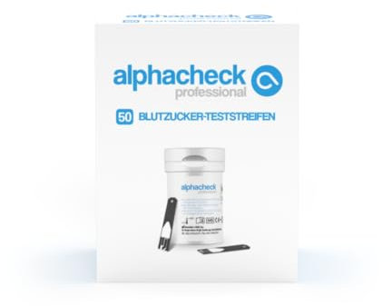 Alphacheck professional Blutzucker-Teststreifen 50 stk