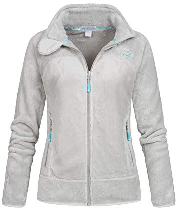Geographical Norway Femme Uniflore Lady Gilet, Gris (L.Grey)., XXL EU