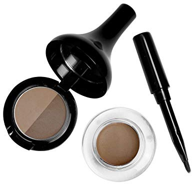 KRISTOFER BUCKLE Champion Eyebrow Pomade and Powder Blonde 0.09 oz. - All-In-One Eyebrows Product, Pomade & Two Powders for Fuller Brows