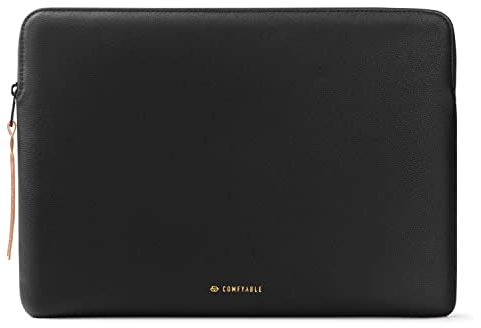 Comfyable Laptop 14” Hülle schlank kompatibel mit MacBook Pro 14-in M4 M3 M2 2023 M1, All 13-13.3 Zoll MacBook Pro & MacBook Air M3 M2 M1, PU Ledertasche 13Inch 14Inch hülle für Mac