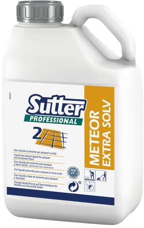 Cire liquide avec solvant pour parquet et argile cuite