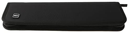 KBOLAE Sac de rangement pour cravates pour homme Noir 42 x 13 x 2,5 cm, Gris noir, 42 x 13 x 2,5 cm, 42X13X2.5CM, comme description