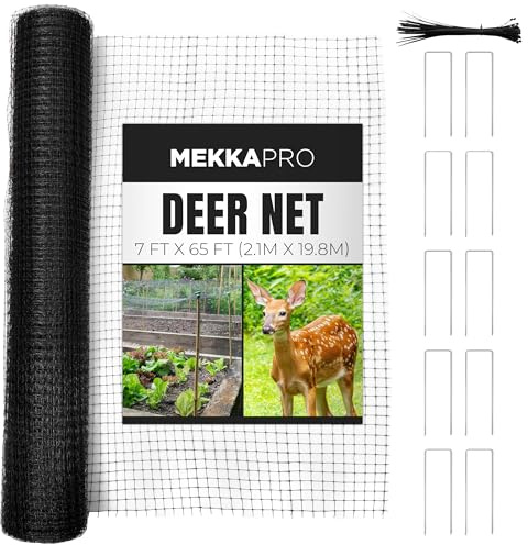 MEKKAPRO Recinzione Giardino Esterno 2,1 × 19,8M, Rete Per Recinzione E Rotolo Resistente Per Pollaio, Voliere, Balcone Per Gatti, Barriera Contro Piccioni E Cani, Ideale Per Recinto Per Galline