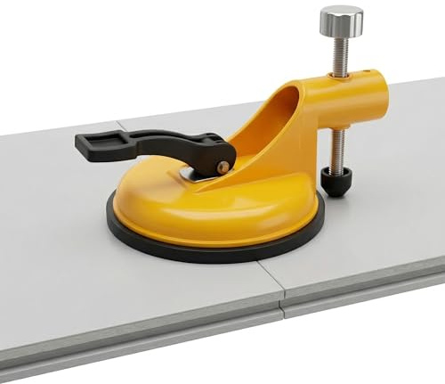 Tile Tools Suction Cup Clamp Tool with Adjustable Screw, Floor & Wall Panel Fixing, Tile Gap Fixer, Tile Leveling Clips & Wedges Holder