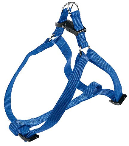 Ferplast Pettorina Cane Taglia Grande EASY XL, Pettorina per Cani Regolabile, Facile da Indossare, 63-94 cm. Blu
