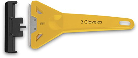 3Claveles 242 - Rasca vidrio de 14,5 cm, hoja de 60 mm