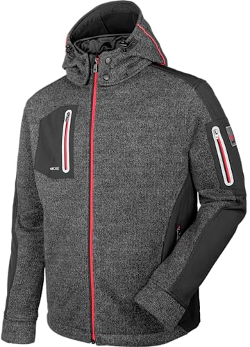 WÜRTH MODYF Softshelljacke Hydra – multifunktionale Winterjacke für Handwerker in der Größe M – winddicht & wasserabweisend – in Anthrazit
