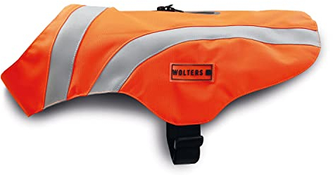 WOLTERS Sicherheitsweste Security, Größe:50 cm, Farbe:neon orange