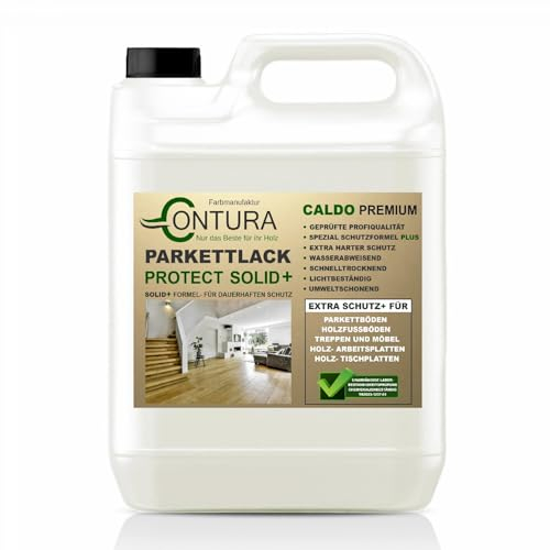 Contura Premium Protect Seidenmatt Parkettlack Treppenlack Dielenlack Fußbodenlack (10 Liter)